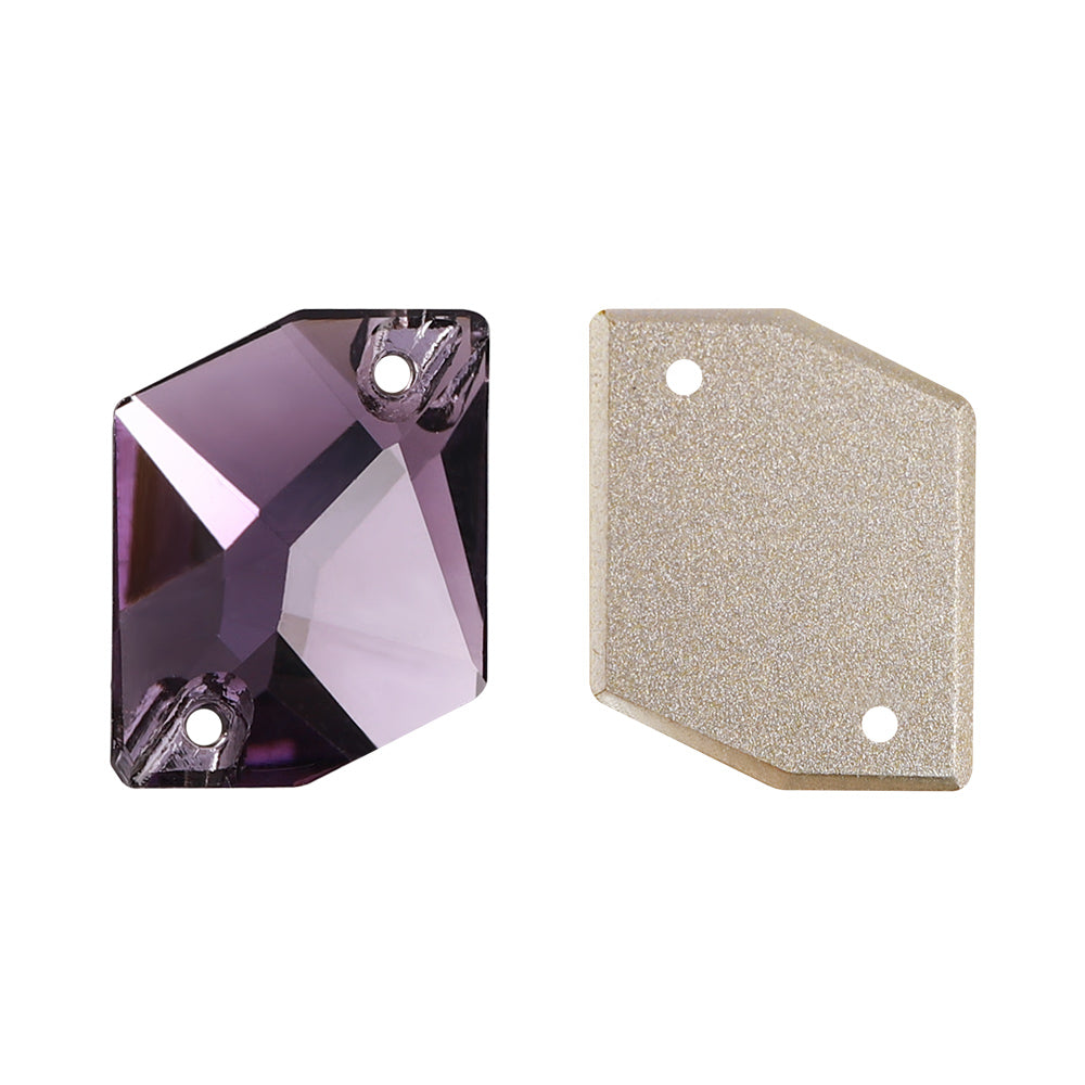 Amethyst Cosmic Shape High Quality Glass Sew-on Rhinestones WholesaleRhinestone