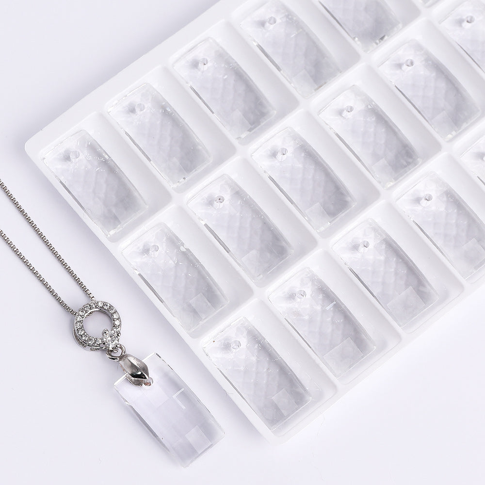 Crystal Urban Shape High Quality Glass Rhinestone Pendant Secondary image