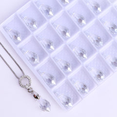 Silver Shade Classic Drop High Quality Glass Rhinestone Pendant WholesaleRhinestone