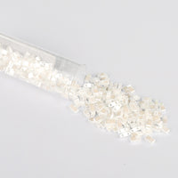 Miyuki Tila Glass Seed Beads Opaque White Luster TL-420 WholesaleRhinestone