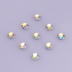 Starry Sky Glass Flat Back Glue-On Rhinestones 16 Cut Facets In Bulk WholesaleRhinestone