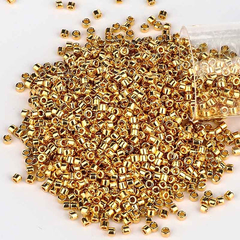 Miyuki Delica Seed Beads 11/0 Gold Plated DB-31 WholesaleRhinestone