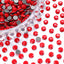 Red Porcelain Glass HotFix Rhinestones WholesaleRhinestone