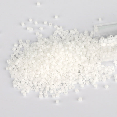 Miyuki Delica Seed Beads 11/0 Opaque White DB-200 WholesaleRhinestone