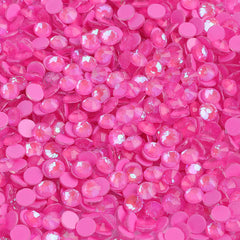 Mocha Pink Glass FlatBack Luminous Rhinestones For Nail Art WholesaleRhinestone