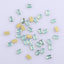 Octagon Shape Green Opal Flat Back Fancy Rhinestones WholesaleRhinestone