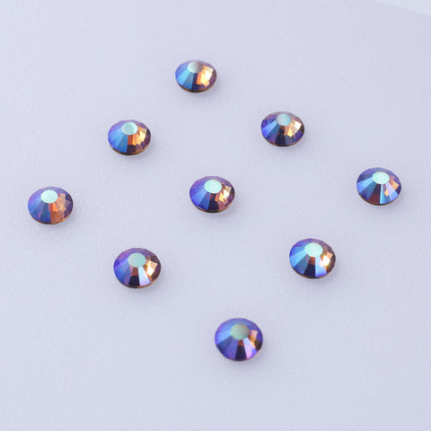 Smoked Topaz AB Glass FlatBack Rhinestones In Bulk WholesaleRhinestone