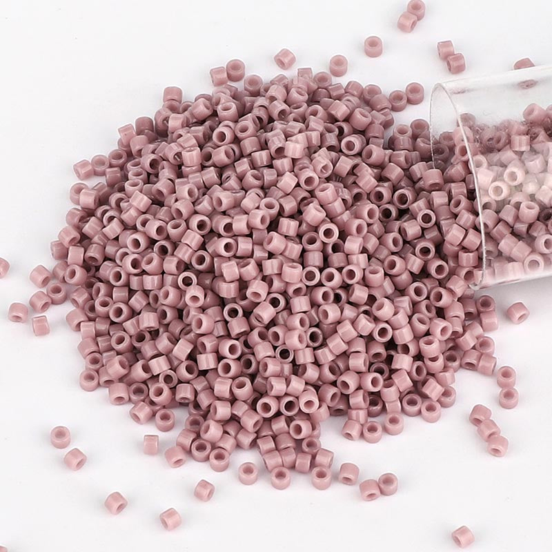 Miyuki Delica Seed Beads 11/0 Opaque Mauve DB-728 WholesaleRhinestone