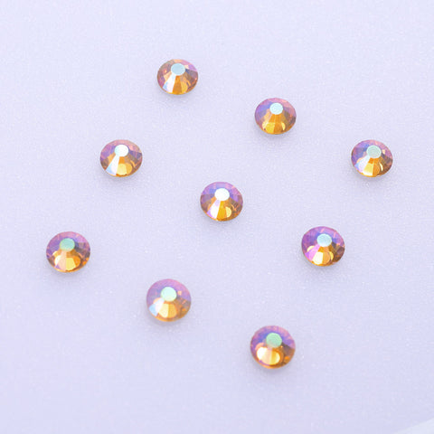 Topaz AB Glass FlatBack Rhinestones In Bulk WholesaleRhinestone
