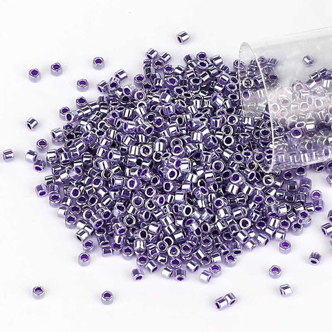 Miyuki Delica Seed Beads 11/0 Dark Lilac Ceylon DB-250 WholesaleRhinestone