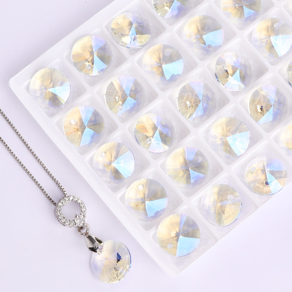 Moonlight Rivoli Hoge kwaliteit Glass Rhinestone Pendant Secundaire afbeelding