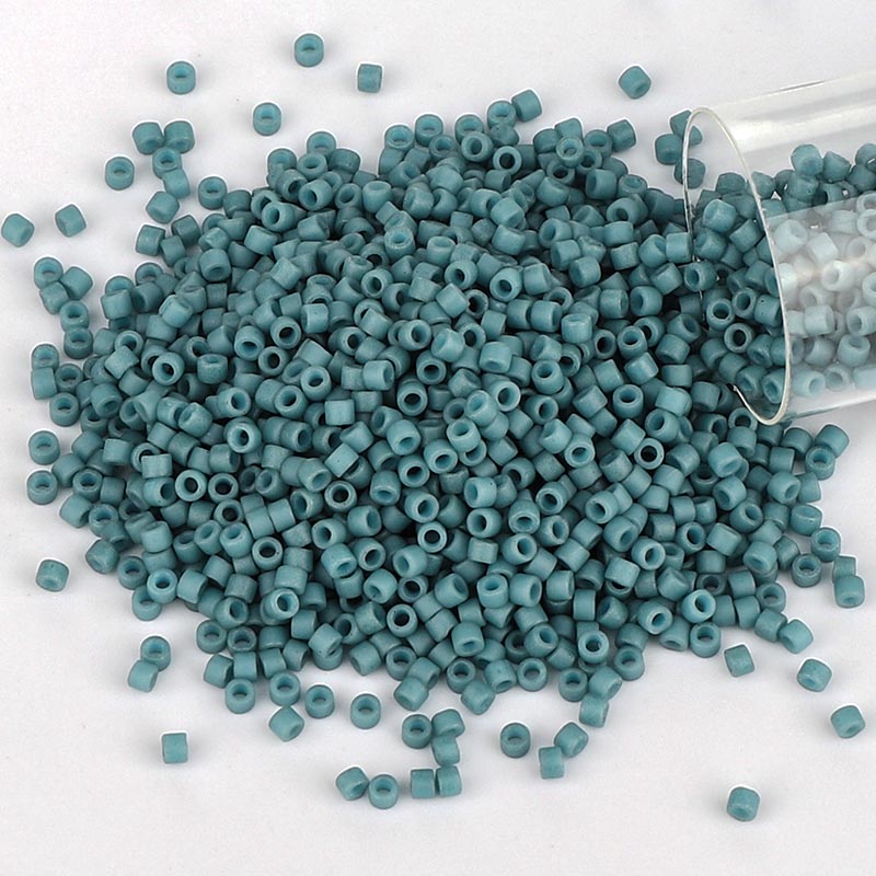 Miyuki Delica Seed Beads 11/0 Opaque Matte Grey Blue DB-792 WholesaleRhinestone