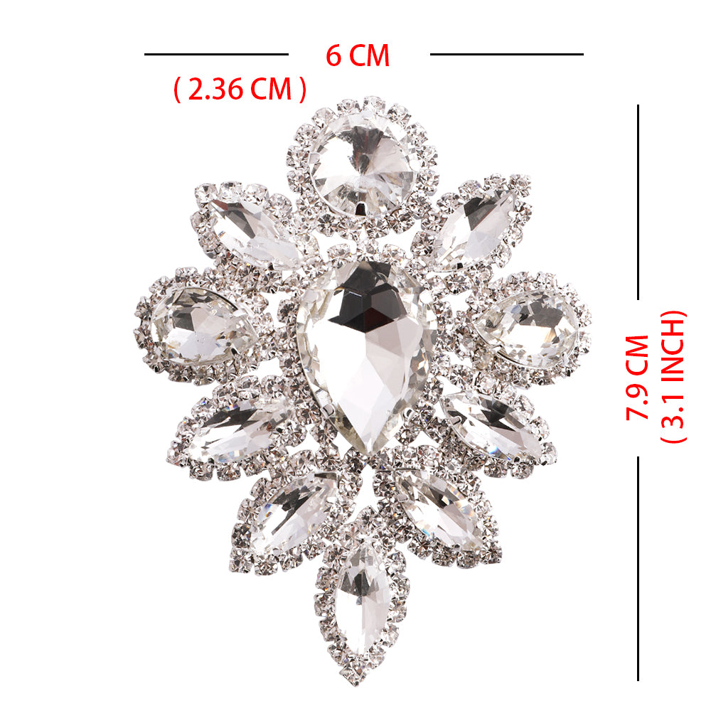 Sew-on Crystal Glass Rhinestone Applique RA705 WholesaleRhinestone