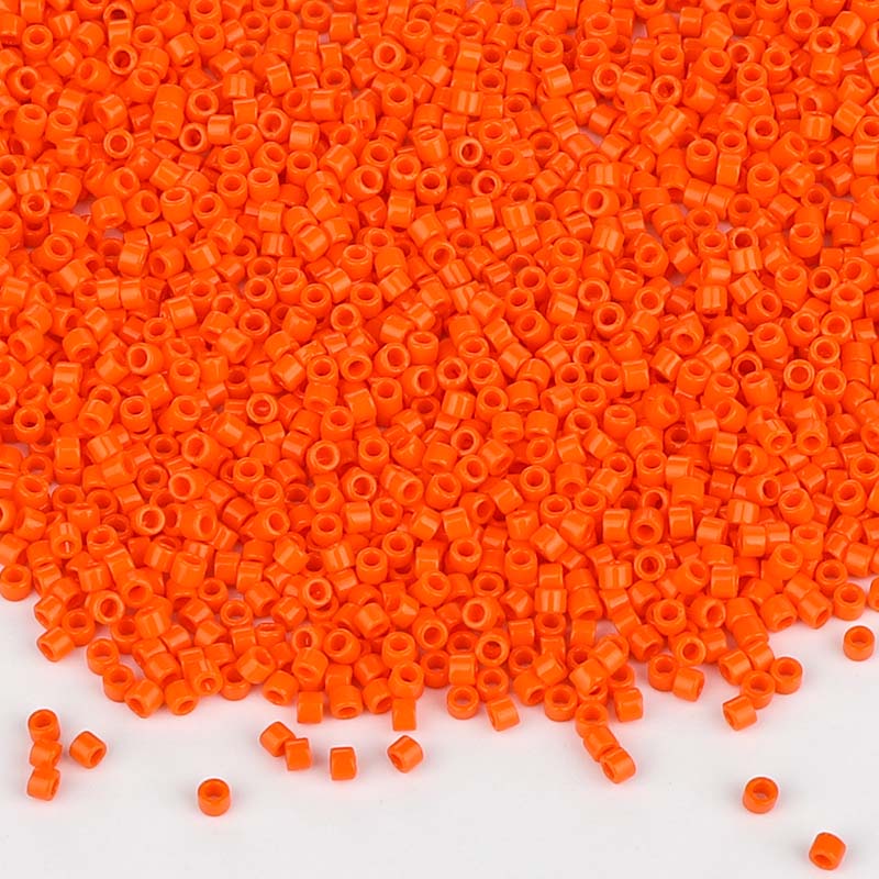 Miyuki Delica Seed Beads 11/0 Opaque Orange DB-722 WholesaleRhinestone