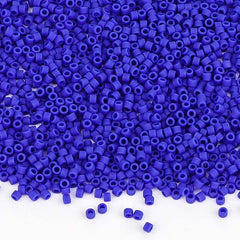 Miyuki Delica Seed Beads 11/0 Opaque Matte Royal Blue DB-756 WholesaleRhinestone