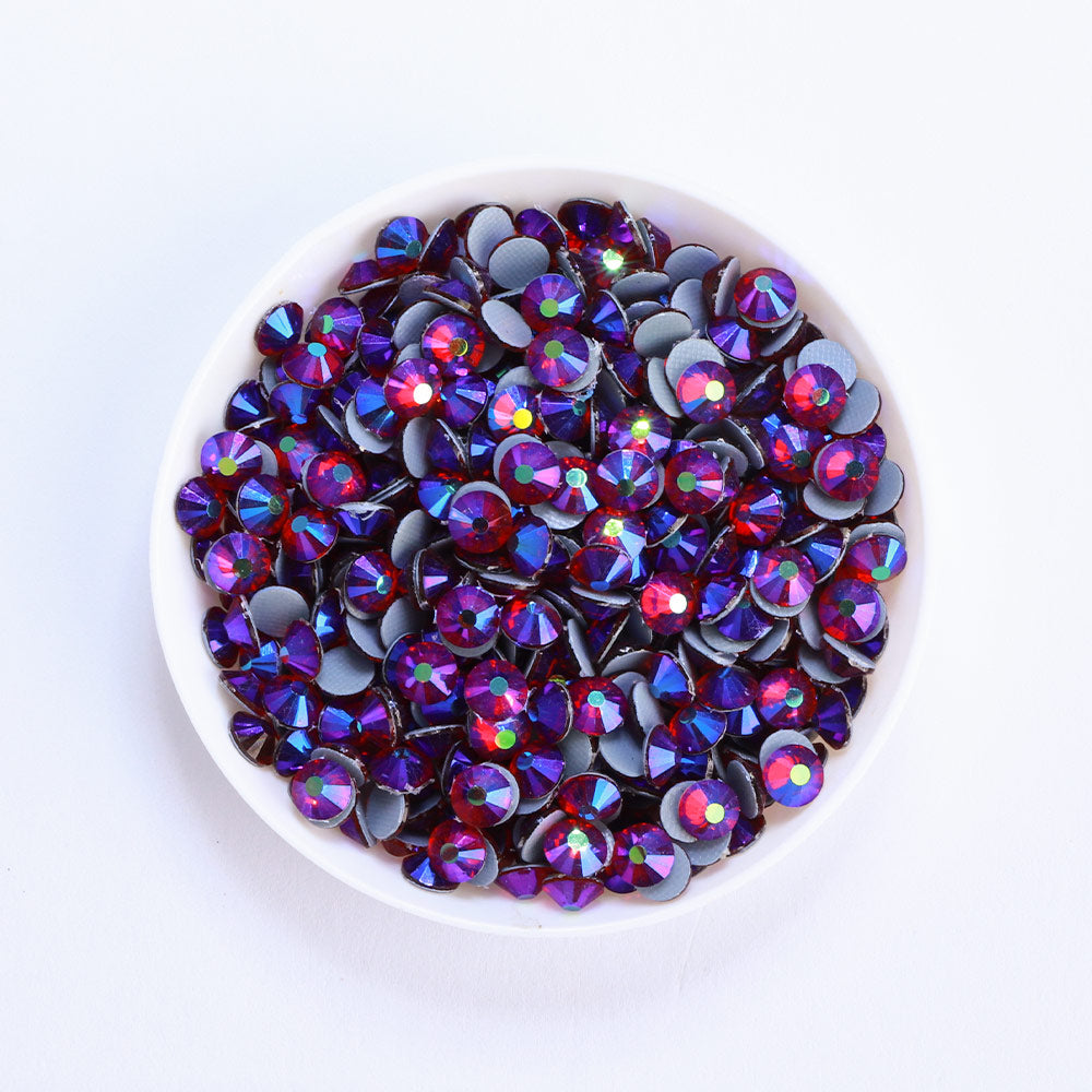 Dark Siam AB Glass HotFix Rhinestones Secondary image