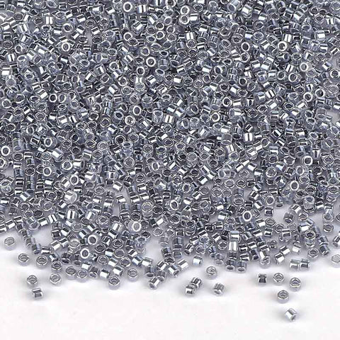 Miyuki Delica Seed Beads 11/0 Silver Gray Ceylon DB-242 WholesaleRhinestone