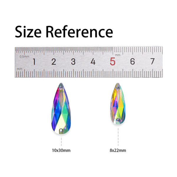 Drop Crystal AB Resin Sew-on Rhinestones For Dance Costume WholesaleRhinestone