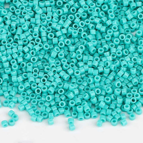 Miyuki Delica Seed Beads 11/0 Opaque Turquoise Green DB-729 WholesaleRhinestone