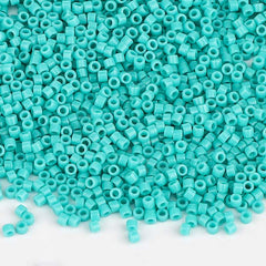 Miyuki Delica Seed Beads 11/0 Opaque Turquoise Green DB-729 WholesaleRhinestone