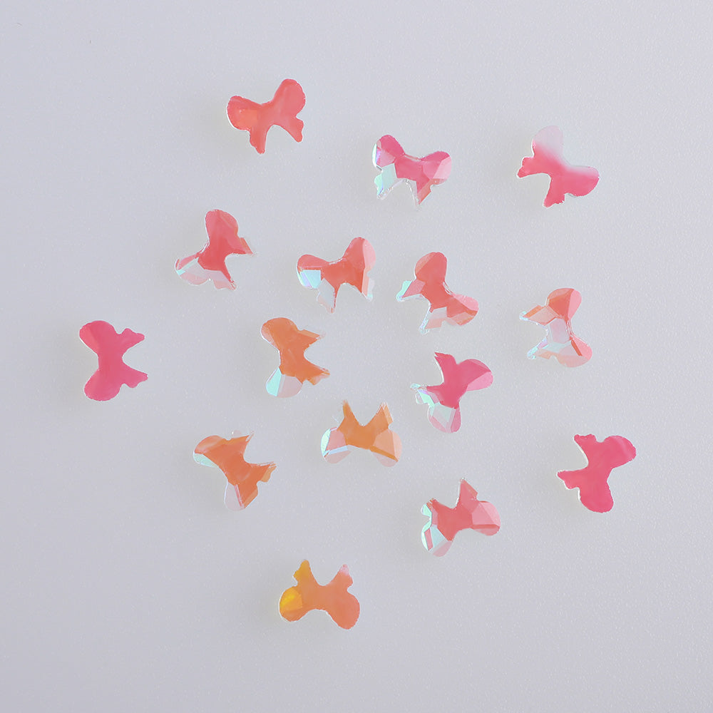 Butterfly Shape Starry Sky Flat Back Fancy Rhinestones WholesaleRhinestone