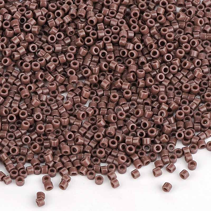 Miyuki Delica Seed Beads 11/0 Opaque Dark Mauve DB-735 WholesaleRhinestone