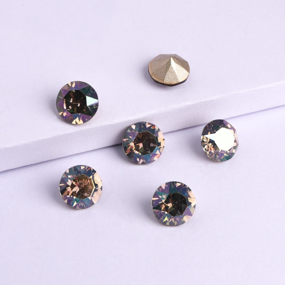 Ghost Light XIRIUS Chaton Shape High Quality Glass Pointed Back Fancy Rhinestones WholesaleRhinestone