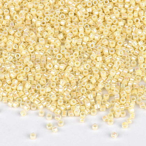 Miyuki Delica Seed Beads 11/0 Opaque Cream AB DB-157 WholesaleRhinestone