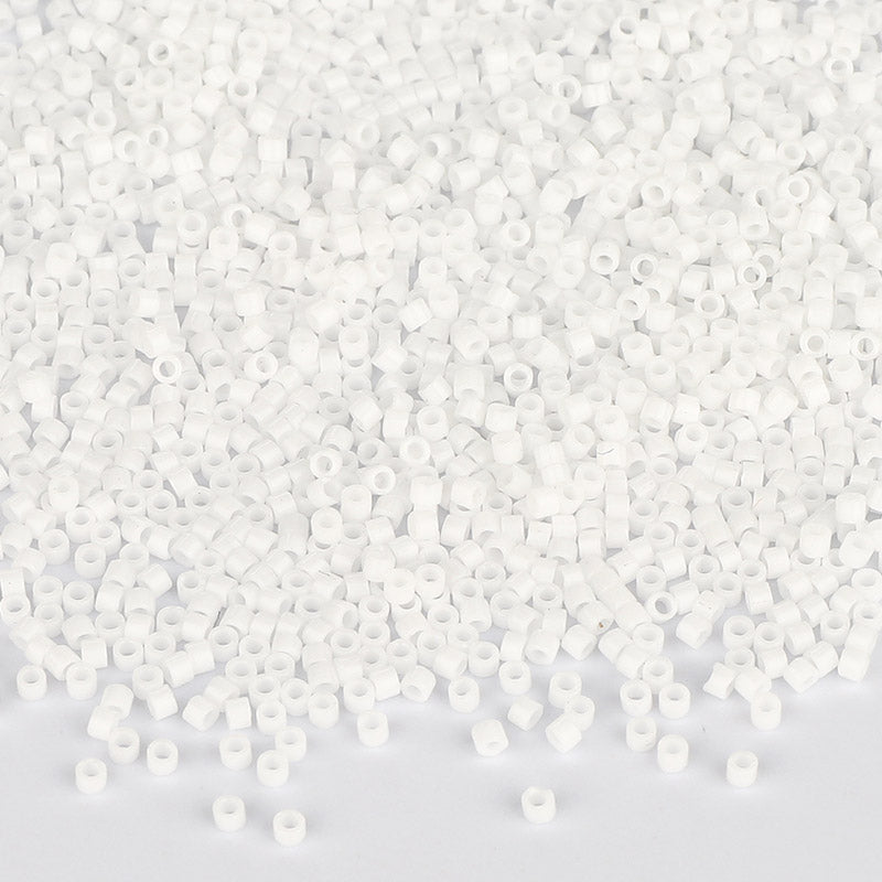 Miyuki Delica Seed Beads 11/0 Opaque White DB-200 WholesaleRhinestone