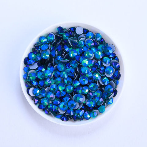 Blue Zircon AB Glass HotFix Rhinestones WholesaleRhinestone