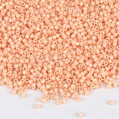 Miyuki Delica Seed Beads 11/0 Opaque Luster Light Peachy Coral Pink DB-206 WholesaleRhinestone