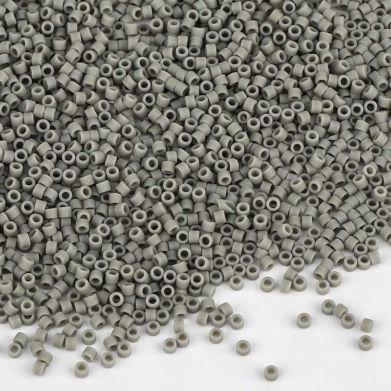 Miyuki Delica Seed Beads 11/0 Opaque Matte Grey DB-761 WholesaleRhinestone