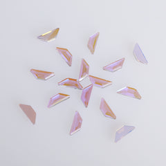 Trapeze Shape Charm Purple Flat Back Fancy Rhinestones WholesaleRhinestone