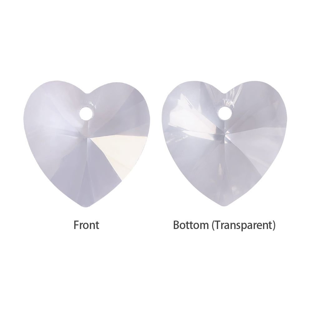 Silver Shade XILION Heart High Quality Glass Rhinestone Pendant WholesaleRhinestone