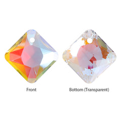 Crystal Shimmer Princess Cut High Quality Glass Rhinestone Pendant WholesaleRhinestone