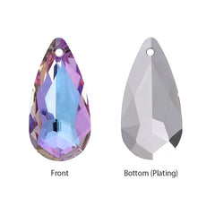 Vitrail Light Tear Drop High Quality Glass Rhinestone Pendant WholesaleRhinestone