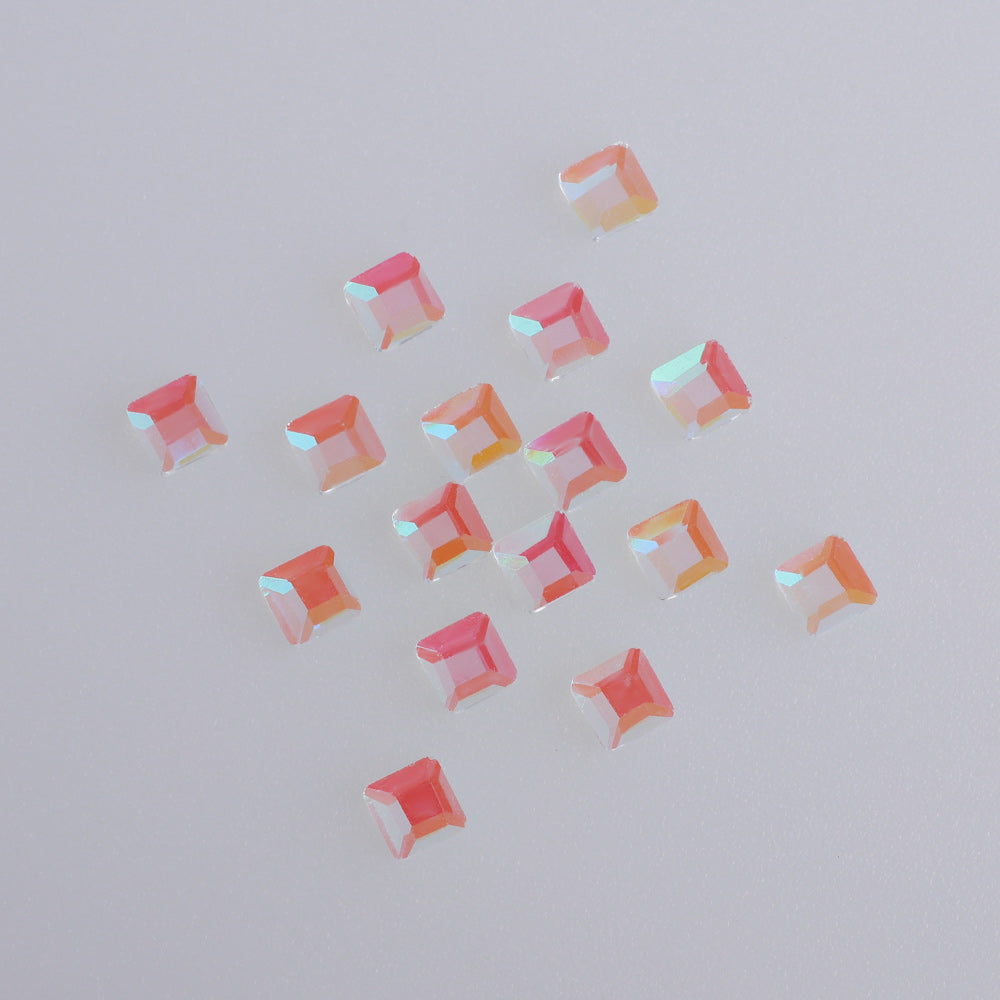 Square Shape Starry Sky Flat Back Fancy Rhinestones WholesaleRhinestone