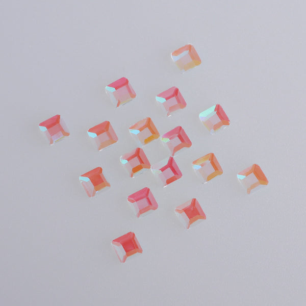 Square Shape Starry Sky Flat Back Fancy Rhinestones WholesaleRhinestone
