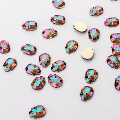 Skull Shape New Colors Flat Back Fancy Rhinestones WholesaleRhinestone