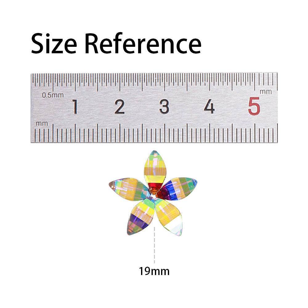 Flower Crystal AB Resin Sew-on Rhinestones For Dance Costume WholesaleRhinestone