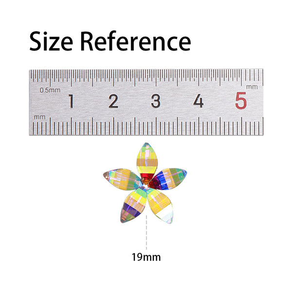 Flower Crystal AB Resin Sew-on Rhinestones For Dance Costume WholesaleRhinestone