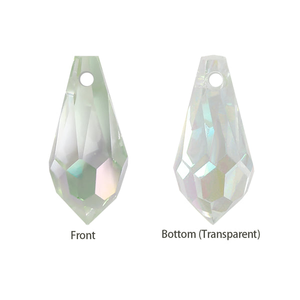 Luminous Green Classic Drop High Quality Glass Rhinestone Pendant WholesaleRhinestone