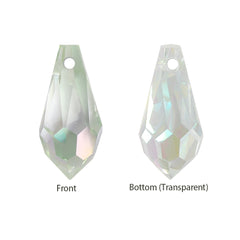 Luminous Green Classic Drop High Quality Glass Rhinestone Pendant WholesaleRhinestone