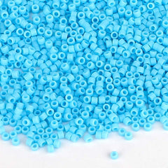 Miyuki Delica Seed Beads 11/0 Opaque Matte Turquoise Blue DB-755 WholesaleRhinestone