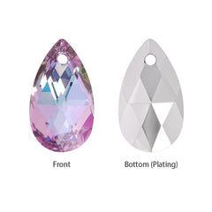 Vitrail Light Pear-shaped High Quality Glass Rhinestone Pendant WholesaleRhinestone