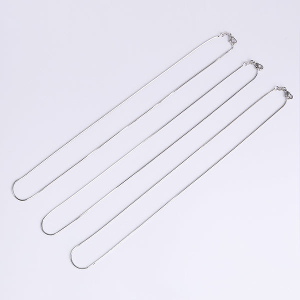 Multi Styles Silver Plated Necklace Chain WholesaleRhinestone