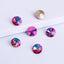 Heliotrope Rivoli Shape High Quality Glass Pointed Back Fancy Rhinestones WholesaleRhinestone