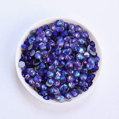 Tanzanite AB Glass HotFix Rhinestones WholesaleRhinestone