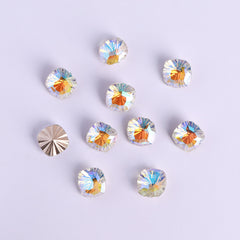 Millennium Series Round Square Shape Paradise Shine Glass Pointed Back Fancy Rhinestones WholesaleRhinestone