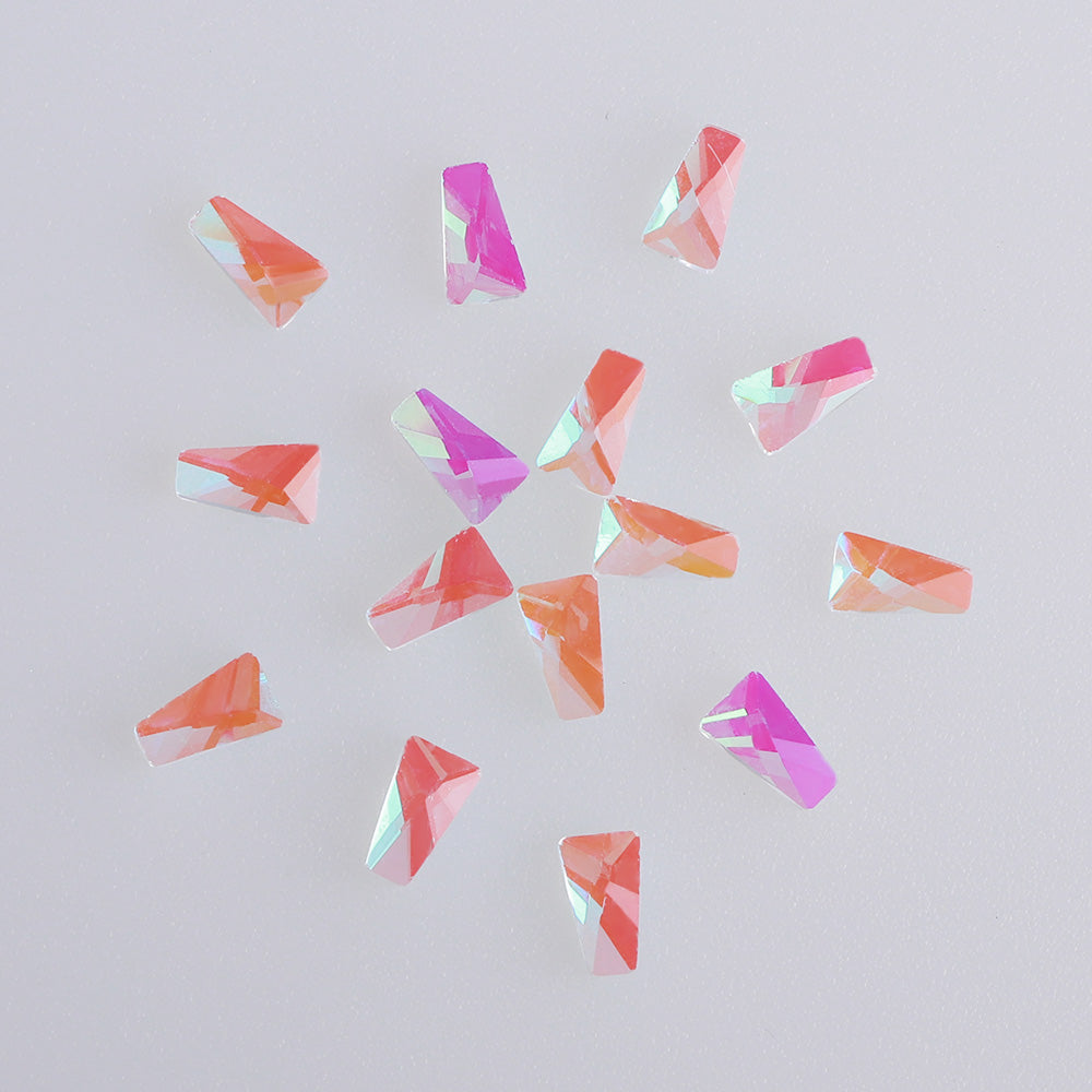 Trapezoid Shape Starry Sky Flat Back Fancy Rhinestones WholesaleRhinestone